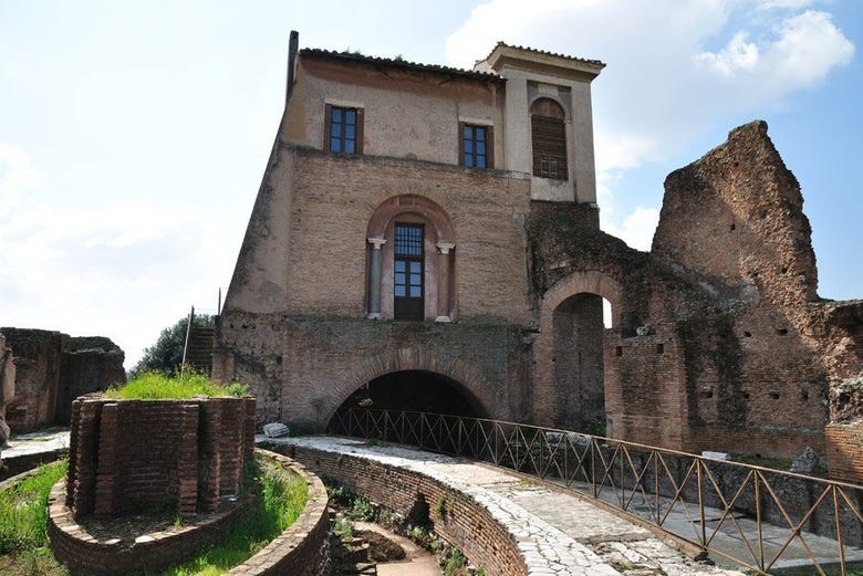 Domus Flavia in the Palatine Hill