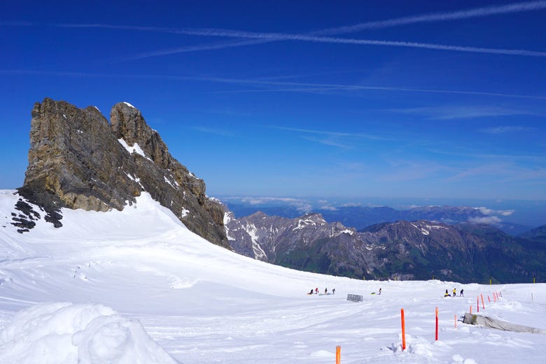 Glacier Park at the peak of Mount Titlis